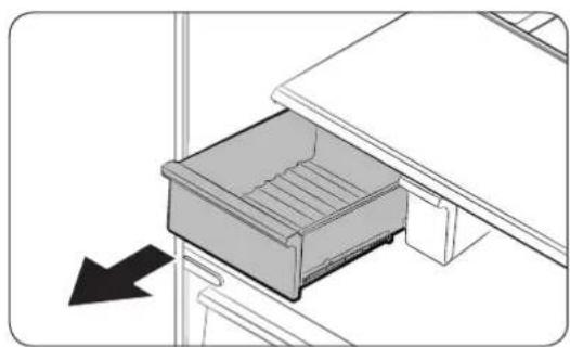 SAMSUNG RF28K9070SG - Vegetable shelf - 1