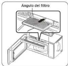 SAMSUNG ME21R706BAT - Reemplazo del filtro de carbón - 2