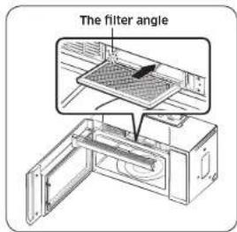 SAMSUNG ME21R706BAT - Replacing the charcoal filter - 2