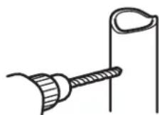GE GTS19KSNRSS - DRILL THE HOLE FOR THE VALVE - 1