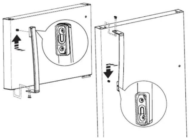 GE GTS19KSNRSS - REVERSING THE DOOR HANDLES - 1