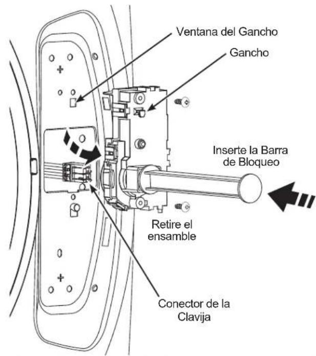 GE GFW850SSNWW - RETIRE EL ENSAMBLE DEL BLOQUEO E INSTALE EL Mismo DEL LADO OPUESTO DE LA LAVADORA - 2