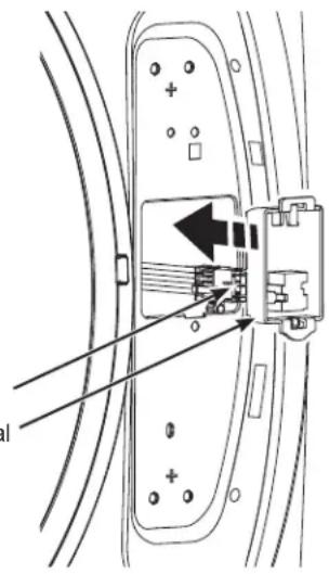 GE GFW850SSNWW - VUELVA A CONNECTAR EL CONECTOR DE LA CLAVIJA DESDE LA LAVADORAY REEMPLACE EL SUSPENSOR DE LA TERMINAL - 1