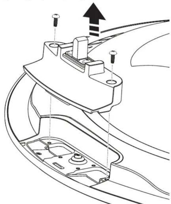 GE GFW850SSNWW - REMOVE THE DOOR STRIKER ASSEMBLY AND REPLACE ON THE OPPOSITE SIDE - 1