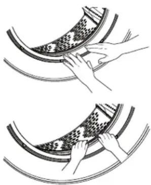GE GFW850SSNWW - Door Gasket - 1