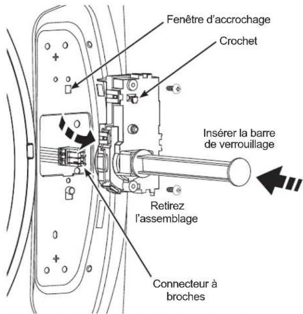 GE GFW850SSNWW - RETIREZ LE SUPPORT DE BORNIER ET DÉBRANCHEZ LE CONNECTEUR À BROCHES DE LA LAVEUSE - 2