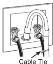 GE GFW850SSNWW - INSTALLING THE WASHER (cont.) - 1