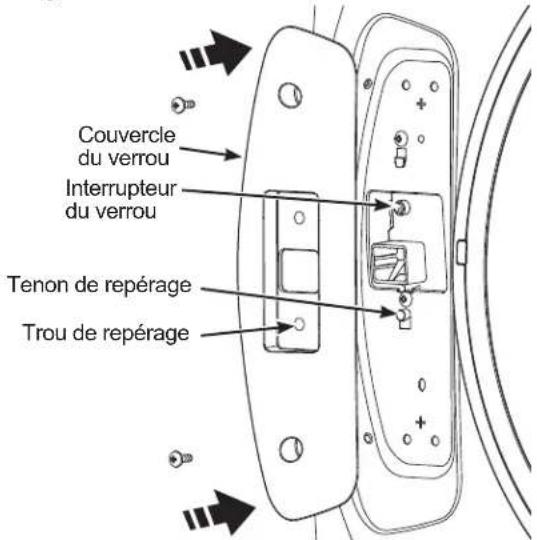 GE GFW850SSNWW - RETIREZ L'ASSEMBLAGE DE VERROU ET INSTALLLEZ-LE SUR LE COTÉ OPPOSE DE LA LAVEUSE (SUITE) - 2