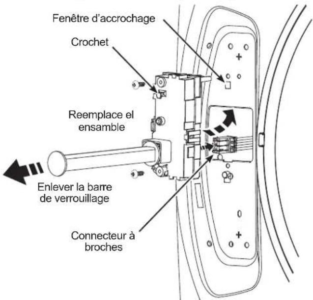 GE GFW850SSNWW - RETIREZ L'ASSEMBLAGE DE VERROU ET INSTALLLEZ-LE SUR LE COTÉ OPPOSE DE LA LAVEUSE (SUITE) - 1