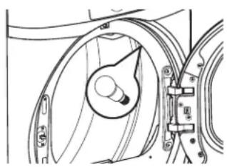 GE GFT14ESSMWW - For models that have a domed cover over the bulb secured by a screw: - 1