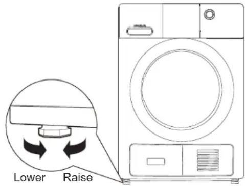 GE GFT14ESSMWW - LEVEL THE DRYER - 1