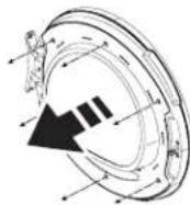 GE GFT14ESSMWW - REMOVE, ROTATE AND REPLACE THE INNER DOOR - 1