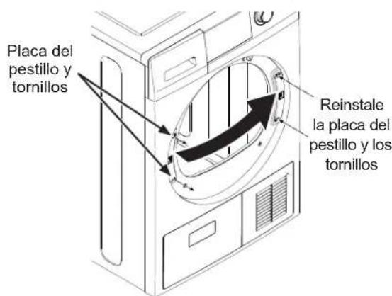 GE GFT14ESSMWW - QUITE, GIRE Y REEMPLAZE LA PLACA DEL PESTILLO - 1