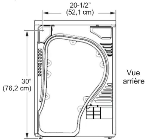 GE GFT14ESSMWW - DIMENSIONS DE LA CONNEXION ELECTRIQUE - 1
