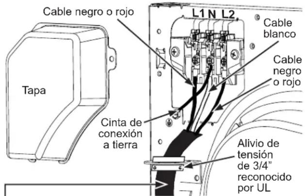 GE GFT14ESSMWW - CÓMOCONECTAR LA SECADORUSANDO UNA CONEXión DE 3 CABLES - 1
