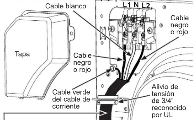 GE GFT14ESSMWW - CÓMOCONECTAR LA SECADORA USANDO UNA CONEXión DE 4 CABLES (DEBE UTILIZARSE EN INSTALLACIONES DE CASAS RODANTES) - 1
