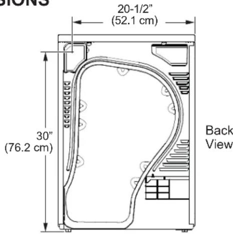 GE GFT14ESSMWW - ELECTRICAL CONNECTION DIMENSIONS 2016 - 1