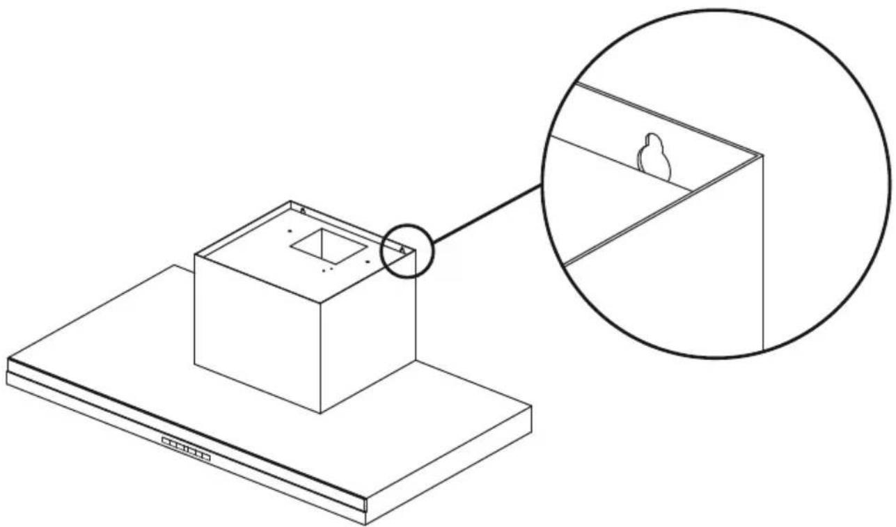 Fisher & Paykel HC30DTXB2 - ③ Installez l'adaptateur de conduit et le boîtier de raccordement d'alimentation à la hotte de ventilation - 3