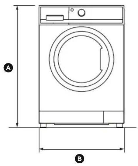 Fisher & Paykel WH2424F1 - Dimensions du produit - 1