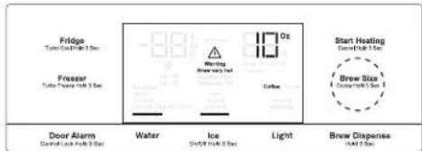 GE GFD28GMLES - Change Brew Size - 1
