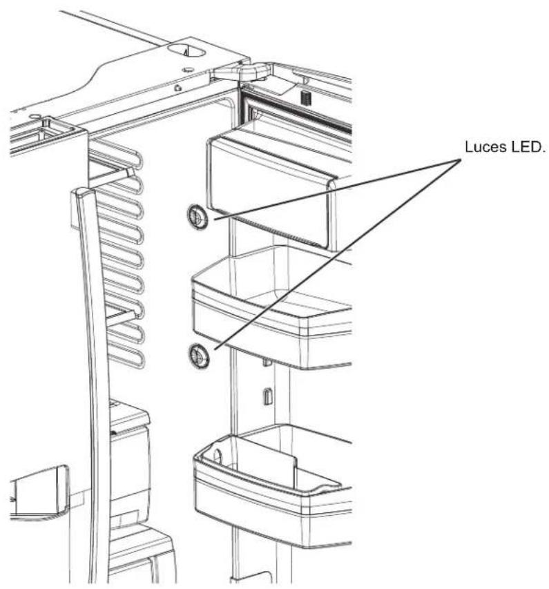 GE GFD28GMLES - Luces del Refrigerador (LEDs) - 1