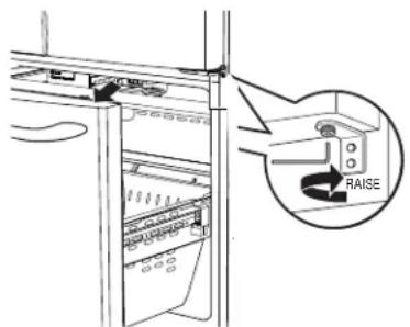 GE GFD28GMLES - NIVELACIÓN DE LAS PATAS DEL REFRIGERADOR - 2