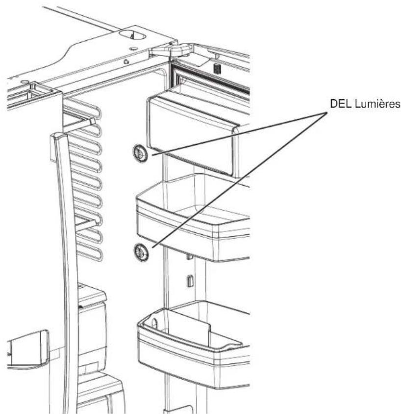 GE GFD28GMLES - Ampoules du réfrigérateur (DEL) - 1