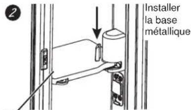 GE GFD28GMLES - Pour placer le bac pivotant dans la porte : - 1