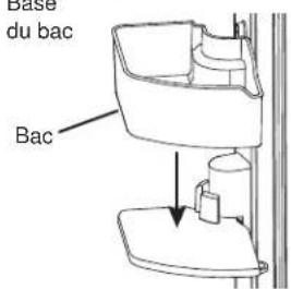GE GFD28GMLES - Pour placer le bac pivotant dans la porte : - 2
