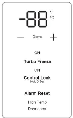 GE FUF17DLRWW - Encendido del Freezer por Control Electronic - 1