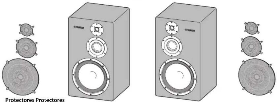 YAMAHA NS5000 - Colocacion de los altavoces - 1
