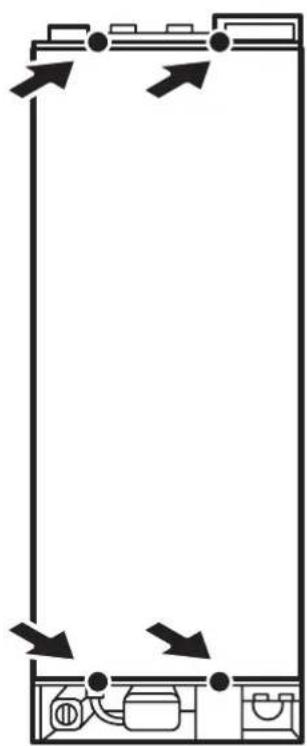 Dacor DRR24980RAP - Partie inférieure de la porte - 1