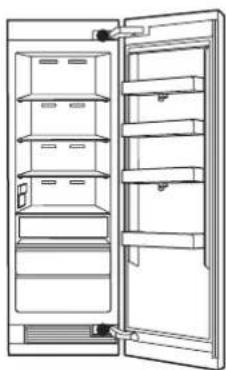Dacor DRR24980RAP - Ajustement du ressort de la porte - 1