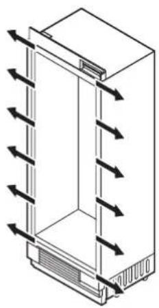 Dacor DRR24980RAP - Fixation du réfrigérateur - 1