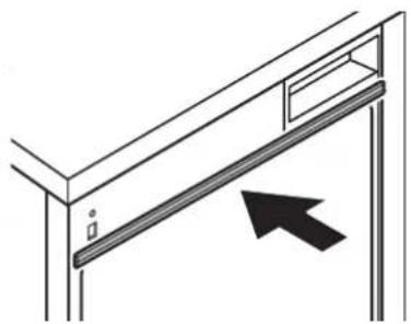 Dacor DRR24980RAP - Fixation du cache supérieur de l'habillage - 1