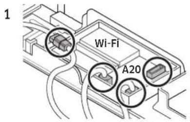 Dacor DRR24980RAP - Cache supérieur de la porte - 1