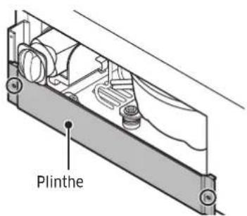 Dacor DRR24980RAP - Fixation de la plinthe - 1