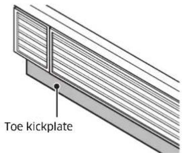 Dacor Modernist DRR30980RAP - Attaching Toe kickplate - 1