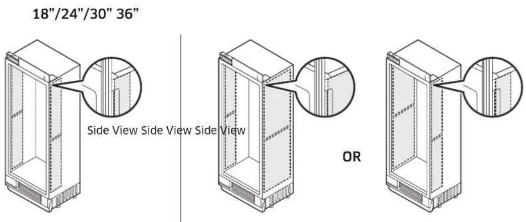 Dacor Modernist DRR30980RAP - Attaching insulators on the side of the freezer or fridge - Single Installation - 2