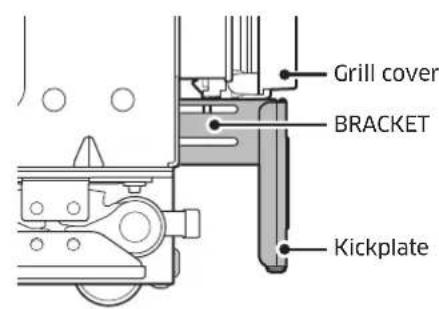 Dacor Modernist DRR30980RAP - Attaching Toe kickplate - 4