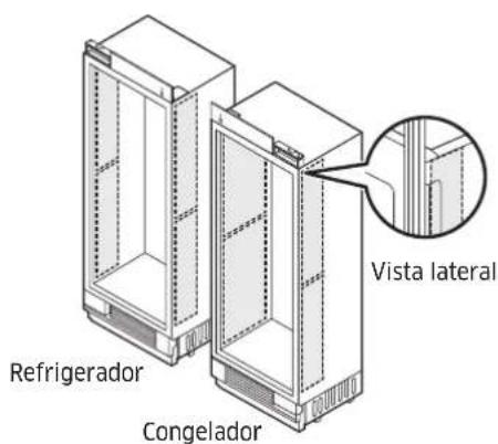 Dacor Modernist DRR30980RAP - Cuando el congelador está en elazo derechocho - 2