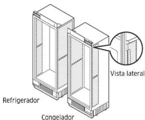 Dacor Modernist DRR30980RAP - Cuando el congelador está en elazo derechocho - 3