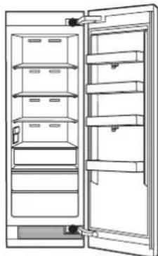 Dacor Modernist DRR30980RAP - Ajustement du ressort de la porte - 1