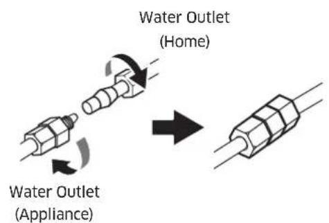 Dacor Modernist DRR30980RAP - Connecting the Water Line - 2