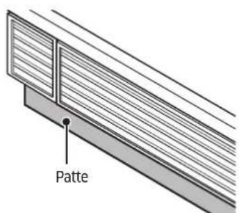 Dacor Modernist DRR30980RAP - Fixation de la patte - 1