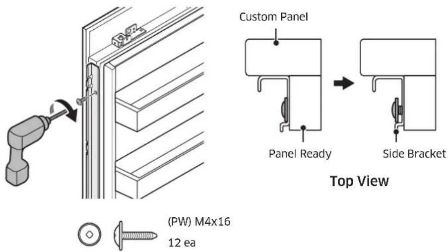 Dacor Modernist DRR30980RAP - Preparing the Panel for Adjustment - 2