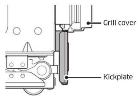 Dacor Modernist DRR30980RAP - Attaching Toe kickplate - 3