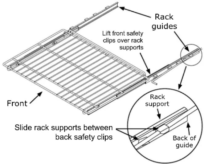 Dacor Heritage HWO227FS - Removing a GlideRack™ Oven Rack - 1