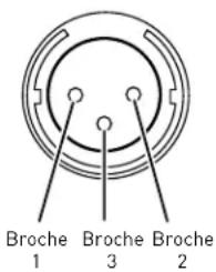 Broche 1 Broche 3 Broche 2