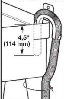 MAYTAG MVW7232HW - Asegure la manguera de desagote - 1
